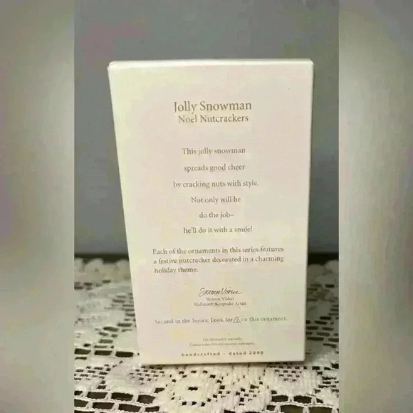 Hallmark 2009 NEW “Jolly Snowman” #2 Noel Nutcrackers series Christmas ornament - Picture 4 of 6